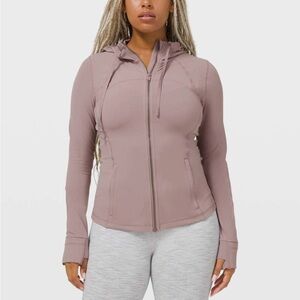 Lululemon Define Hooded Jacket Nulu, color: soft mauve